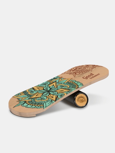 Trickboard L Good Balance z czarnym wałkiem, do balansownia