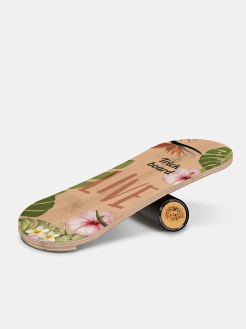 Trickboard L Live Totem z czarnym wałkiem, do balansownia