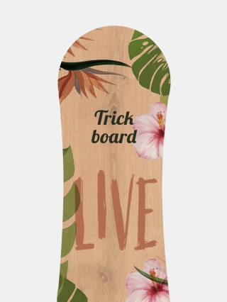 Trickboard L Live Totem z czarnym wałkiem, do balansownia