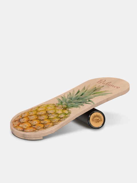 Trickboard L Pineapple z czarnym wałkiem, do balansownia